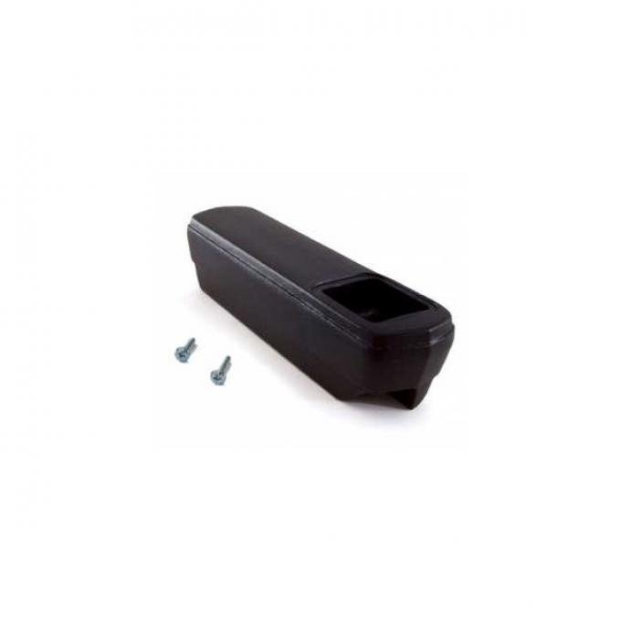 Blazer Or Jimmy Rear Bench Armrest, Black, Right 1969-1972