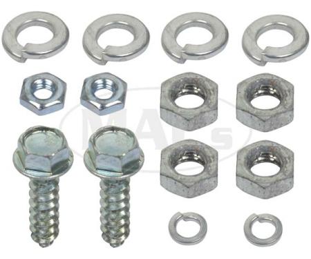 Starter Relay Solenoid Hardware Kit - Cadmium Finish - Ford& Mercury