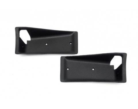 Camaro Door Panel Handle Plates, Deluxe Interior, Left & Right, 1968-1969