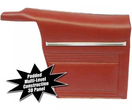 Legendary Auto Interiors Firebird Panels, Rear Side, Convertible, Standard, Unassembled, 1968