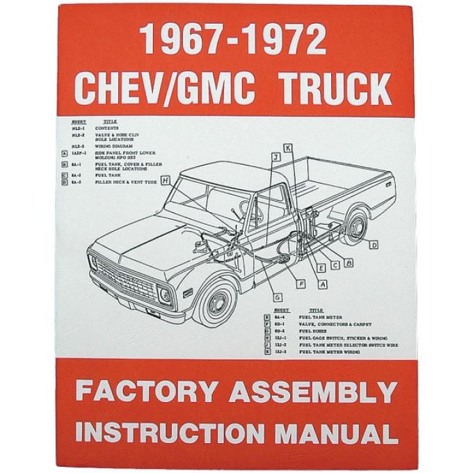 Chevy Truck Factory Assembly Manual, 1967-1972