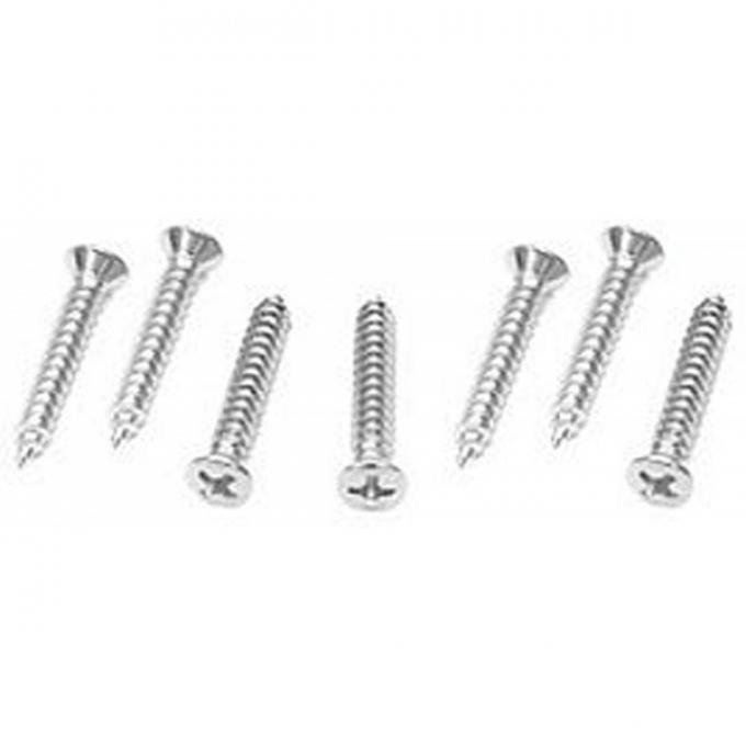 Firebird Seat Back Trim Screw Set, Fold Down, Rear, 1967-1969