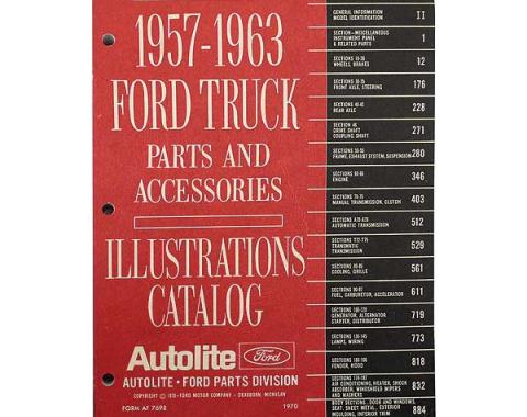1957-1963 Ford Truck Parts and Accessories Illustrations Catalog - Bound Catalog - 944 Pages