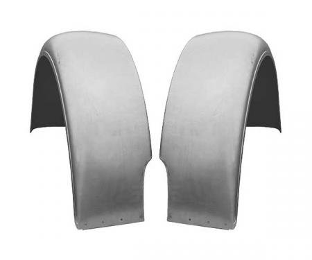 Model A Ford Rear Fenders - Steel - Fit Coupe & Roadster & Cabriolet & Pickup - Top Quality Version