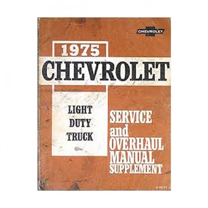 Chevy Truck Shop Manual Supplement, 1975