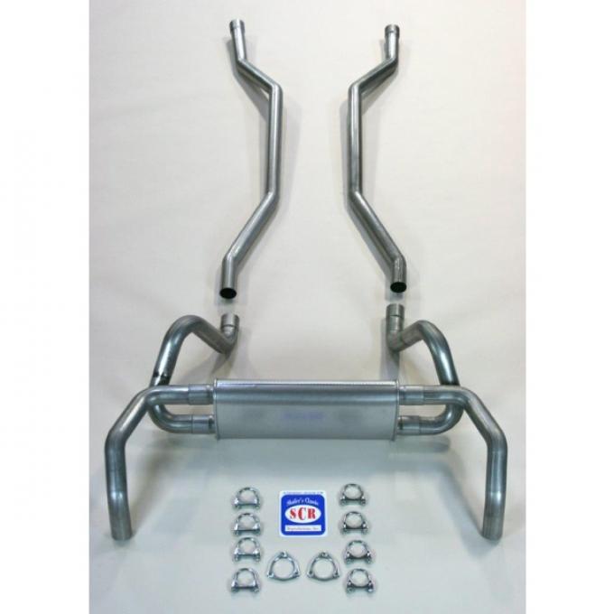 Camaro Original Style Exhaust System, For Small Block With Headers, 2-1/2", 1967-1969