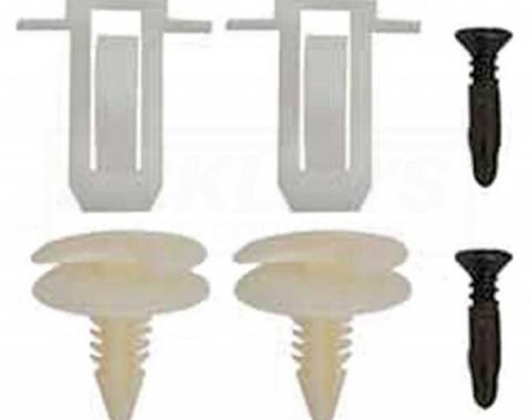 Redline Restomotive® 1982-1992 Camaro / Firebird Interior Pillar Post Hardware Set
