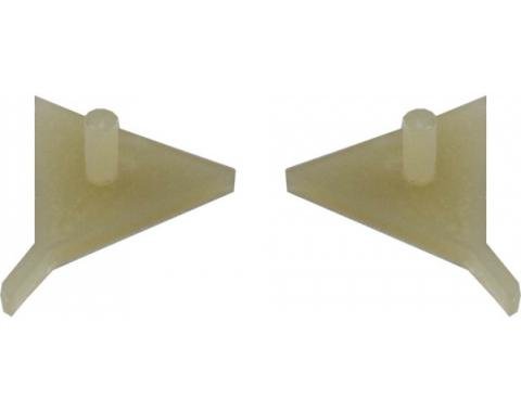 Corvette Top Locator Inserts, Rear, Nylon, 1968-1977