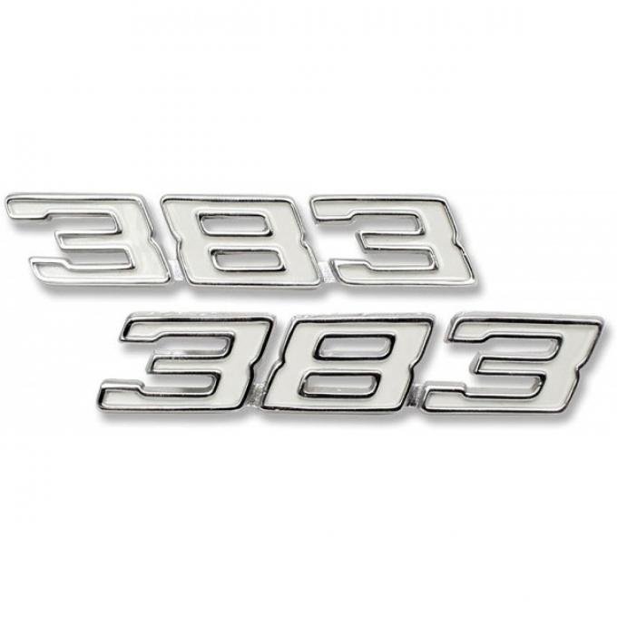 Chevelle Fender Emblems, 383, 1970-1972