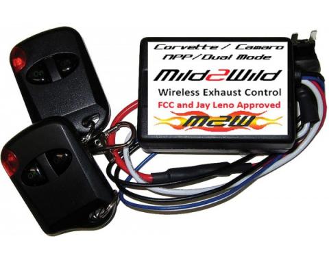 Camaro Exhaust Control Kit, "Mild2Wild", ZL1, 2010-2015