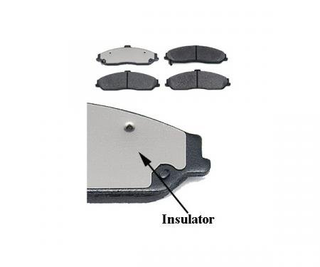 Corvette Front Performance Friction Brake Pads, Carbon Metallic, 1997-2013