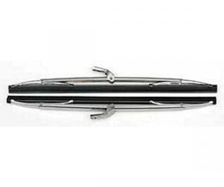 Full Size Chevy Windshield Wiper Blades, Electric Style, 1958