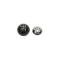 Camaro Shifter Knob, Manual Transmission, Black Ball/Chrome Base, 5/16 Thread, 4-Speed Shift Pattern, For Cars With Muncie Shifter, 1967-1968