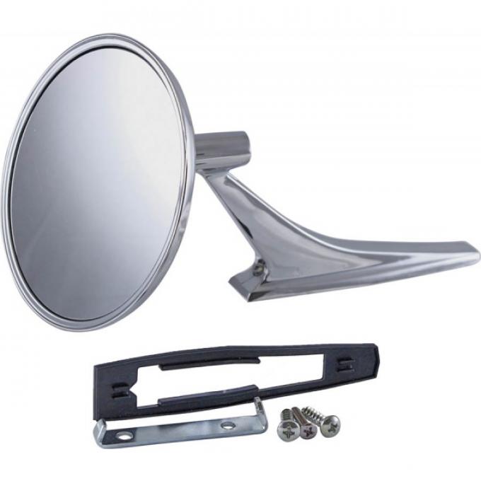 Firebird Outside Door Mirror, With Mounting Kit, 1967