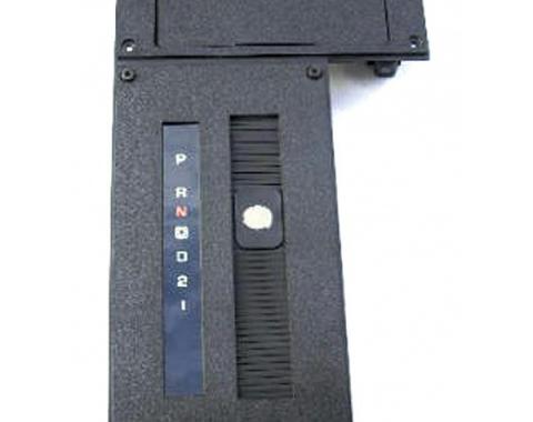 Camaro Center Console Shift Plate, Automatic Overdrive, 1983-1989