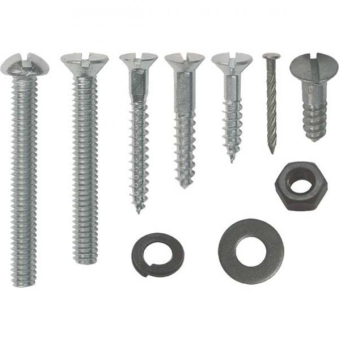 Model A Ford Body Wood Mounting Kit - Standard & Deluxe Coupe 45B - 212 Pieces - Use With BW410