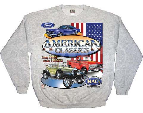 MAC Wear Sweatshirt - MAC's American Classics - Choose YourSize