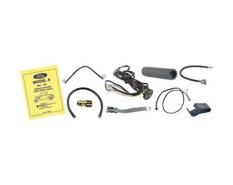 Model A Ford Lighting Harness Kit - Complete - For Cars With Cowl Lights