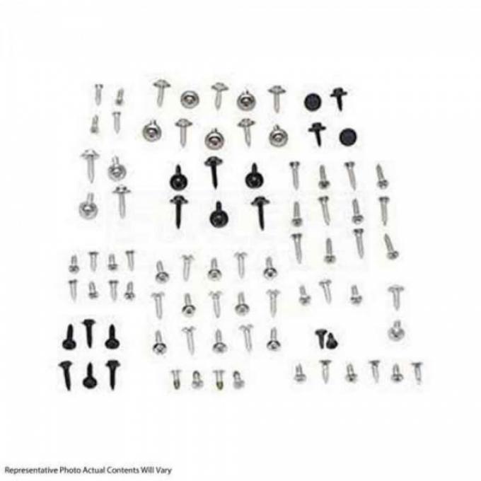 Chevy Truck Interior Screw Kit, 1956-1959