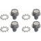 Thunderbird Caliper Anti-Rattle Bolts & Washers, 8-Piece Kit, 1965-1966