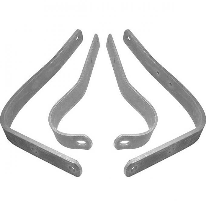 Front Bumper Bracket Set - 4 Pieces - Ford Pickup Truck