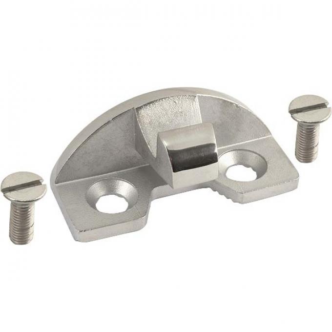Model A Ford Door Striker Plate - Stainless Steel - All Except Tudor Phaeton