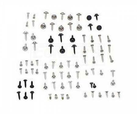 Early Chevy Interior Screw Kit, Four Door, 1954