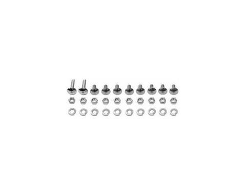 Camaro Bumper Mounting Bolt Set, Front & Rear, 1968-1969