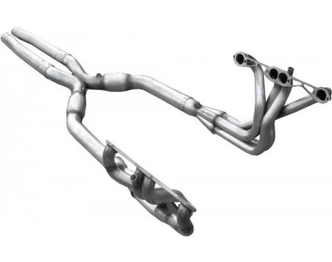 Corvette American Racing Headers 1-3/4 inch x 3 inch Full Length Headers With 3 inch X-Pipe & Cats, Off Road Use Only, 1984-1996