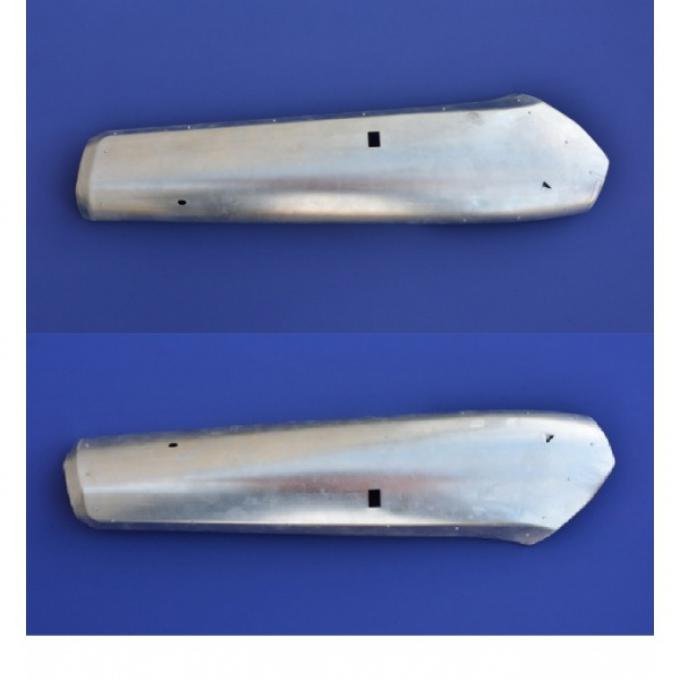 Classic Chevy Upper Seat Shells, With Tack Strip, Right & Left Sides, 2-Door Bench Seat, 1955-1956