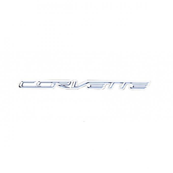 Corvette Metal Sign, C7 Corvette Script 18" X 1"