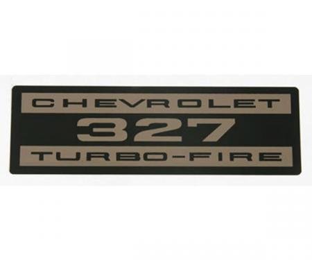 El Camino Valve Cover Decal, 327 Turbo-Fire, 1964-1968