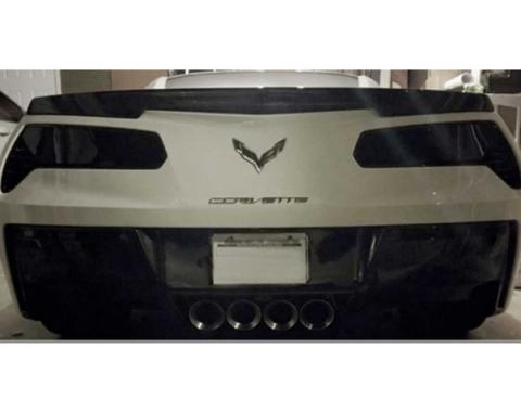 Corvette - Taillight Blackout Cover Kit, Full, Acrylic, 2014-2019
