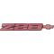 Camaro Rear Panel Emblem, Z28, Red, 1991-1992