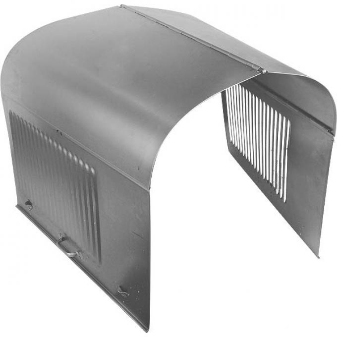 Model A Ford Hood - Complete - Steel - Includes Handles & Clips - Fits All Body Styles Except Fordor Briggs Sedan