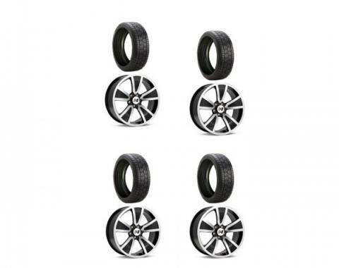 Camaro Firestone Wide Oval Indy 500 Tires and Hurst Shaker Wheel Rims Kit, 2010-2015