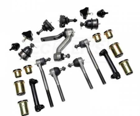 Nova Suspension Rebuild Kit, Front End, Complete, For Manual Steering, Polyplus, 1963-1967