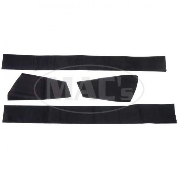 Ford Mustang Convertible Top Pads - Black