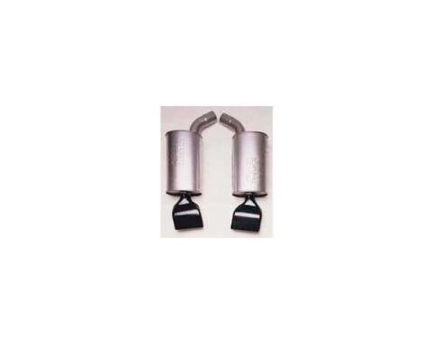 Corvette Mufflers, Aluminized With LT-1 Tips, 1992-1996