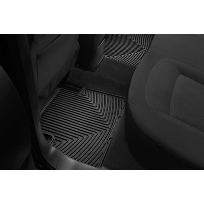Camaro Rear Rubber Floor Mats, WeatherTech®, 1967-2002