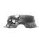 Redline Restomotive® Chevelle/El Camino 68-72 Coupe Firewall - Heater Delete LG-00-1747