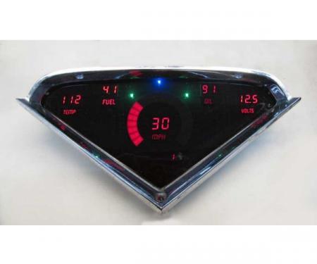 Chevy Truck - LED Digital Replacement Gauge Cluster, 1955-1959