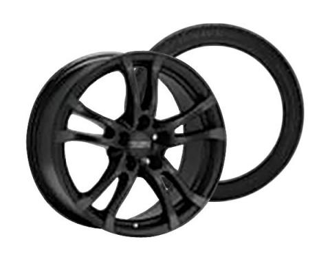 Camaro Anzio Turn Black Wheel Rim and Firehawk Wide Oval AS W-Speed Rated Wheel Rim Kit, 2010-2015