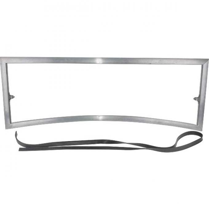 Model A Ford Windshield Frame - Deluxe Open Car - 13-1/2 High - Plain Steel
