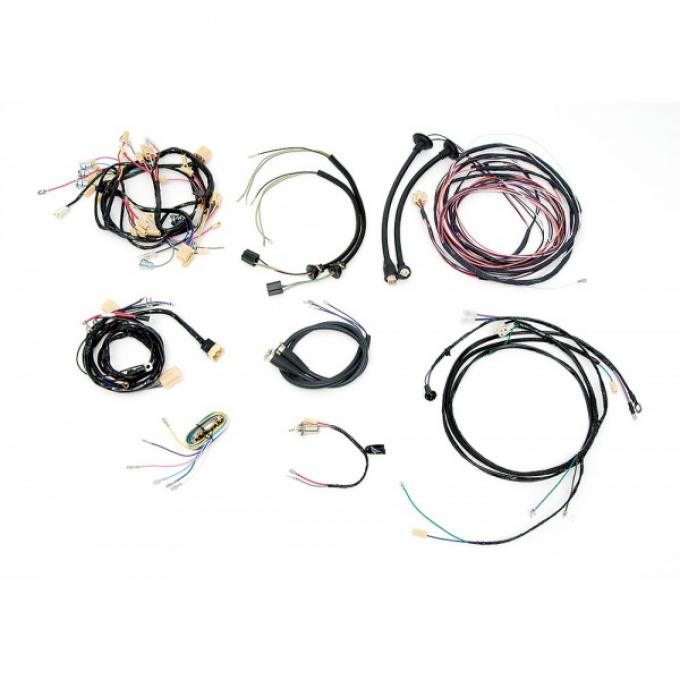 Chevy Wiring Harness Kit, Automatic Transmission, With Generator, V8, 2-Door Hardtop, 1956