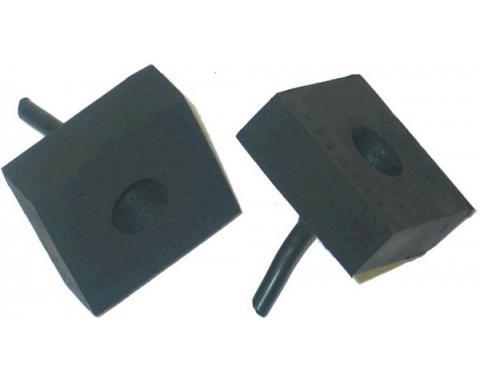 Corvette Window Stop Bumpers, Lower, 1956-1962