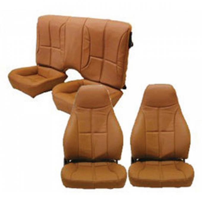 Camaro Seat Cover Set, Vinyl, Front & Rear, 1993-1996