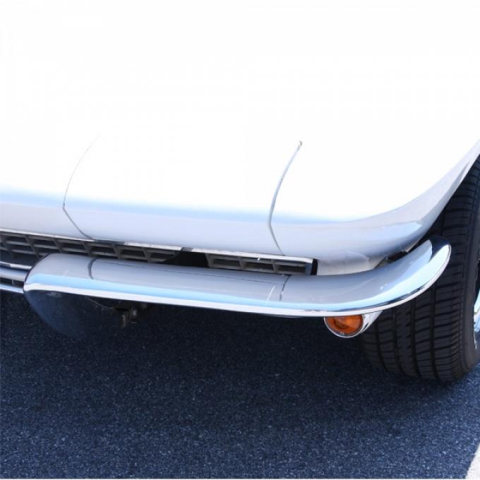 Corvette Front Bumper, Left, 1963-1967