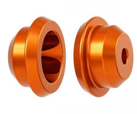 Camaro Solid Rear Subframe Mount Set, Orange, 2010-2015