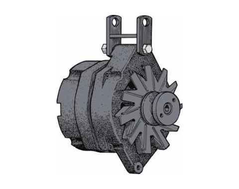 Model A Ford Alternator - High Output - 6 Volt Positive Ground - 60 Amp